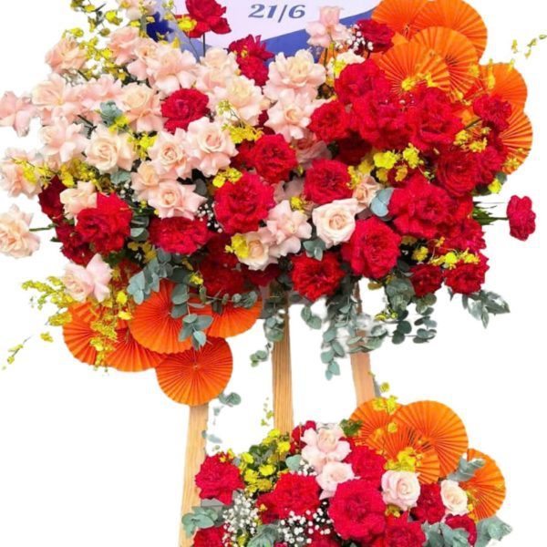 Lẵng Hoa Cao Cấp An Khang Như Ý 01– Gánh Hàng Hoa